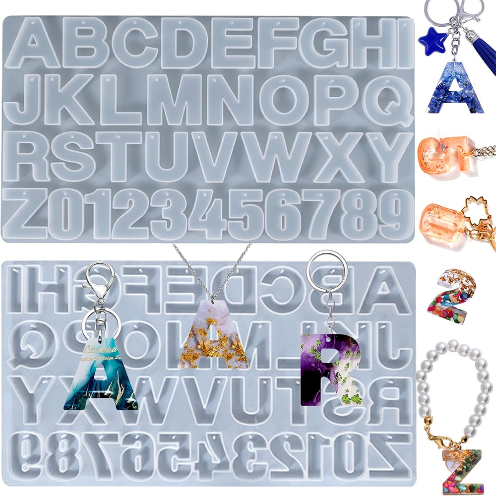 Alphabet Silicone Mold for Epo - Jewelry Making Tool Kit recensione e prezzo