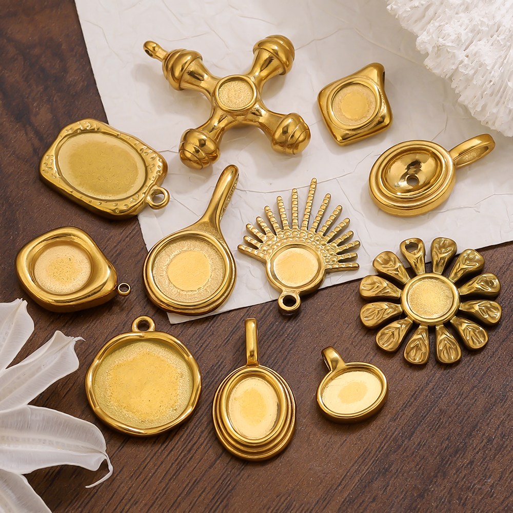 4-5PCS Stainless Steel Gold Ch - Jewelry Making Tray recensione e prezzo