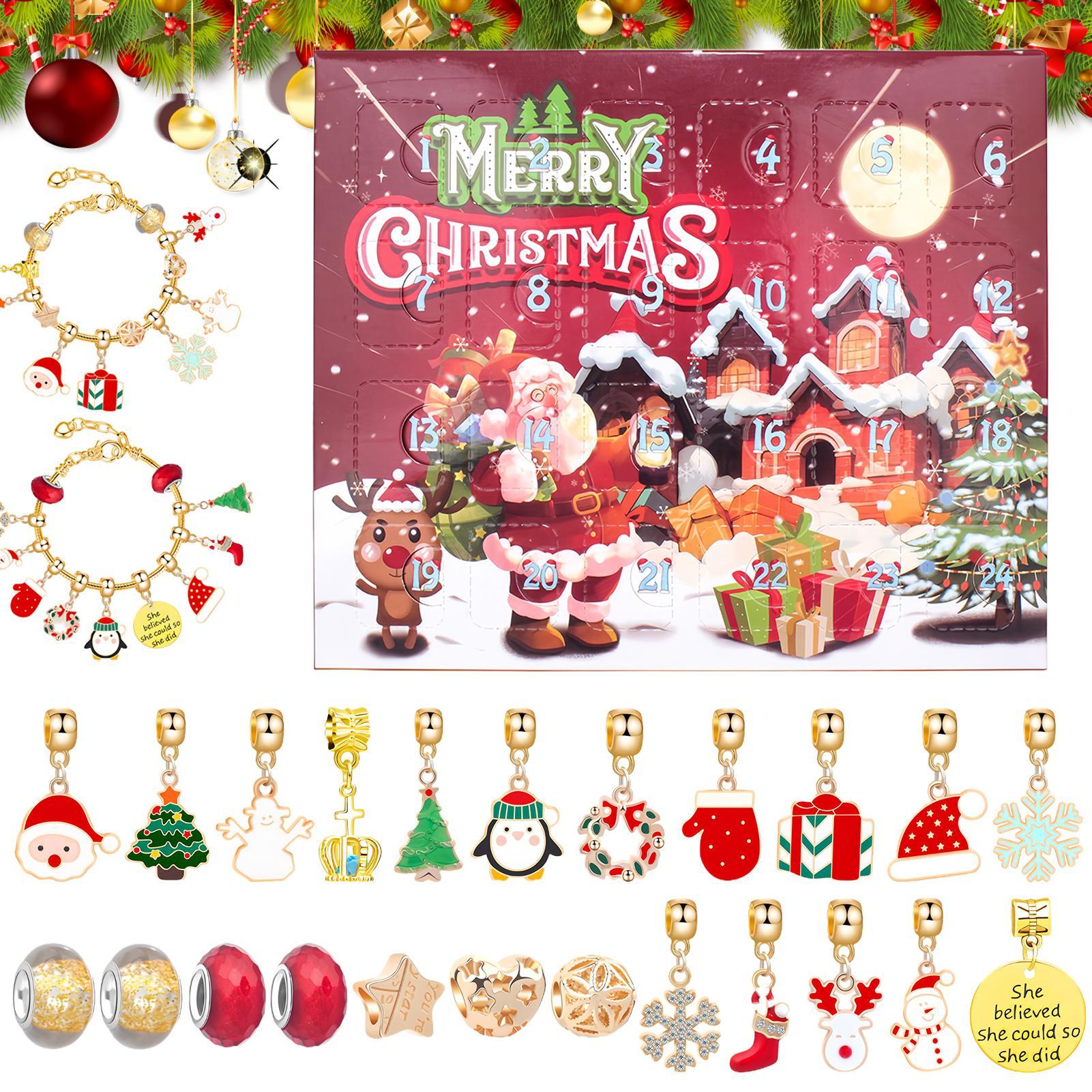 Christmas Bracelet Beaded Adve - Jewelry Making Advent Calendar recensione e prezzo