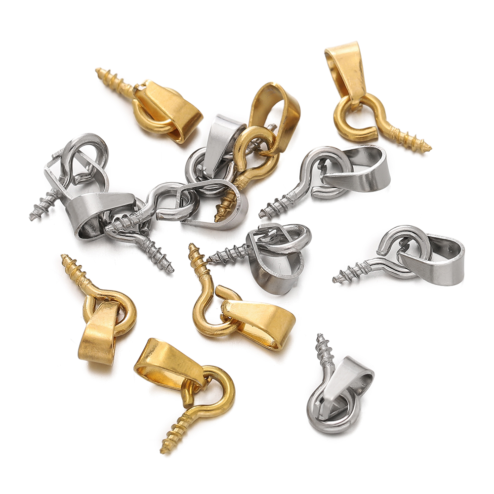 20pcs Stainless Steel Screw Ey - Jewelry Making Drill recensione e prezzo