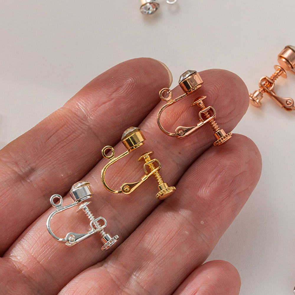 10pcs Brass Clip on Earring Co - Jewelry Making Wire recensione e prezzo