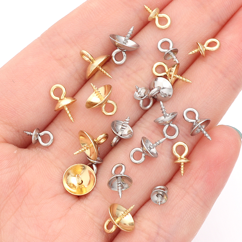 20pcs Stainless Steel Screw Ey - Jewelry Making Drill recensione e prezzo