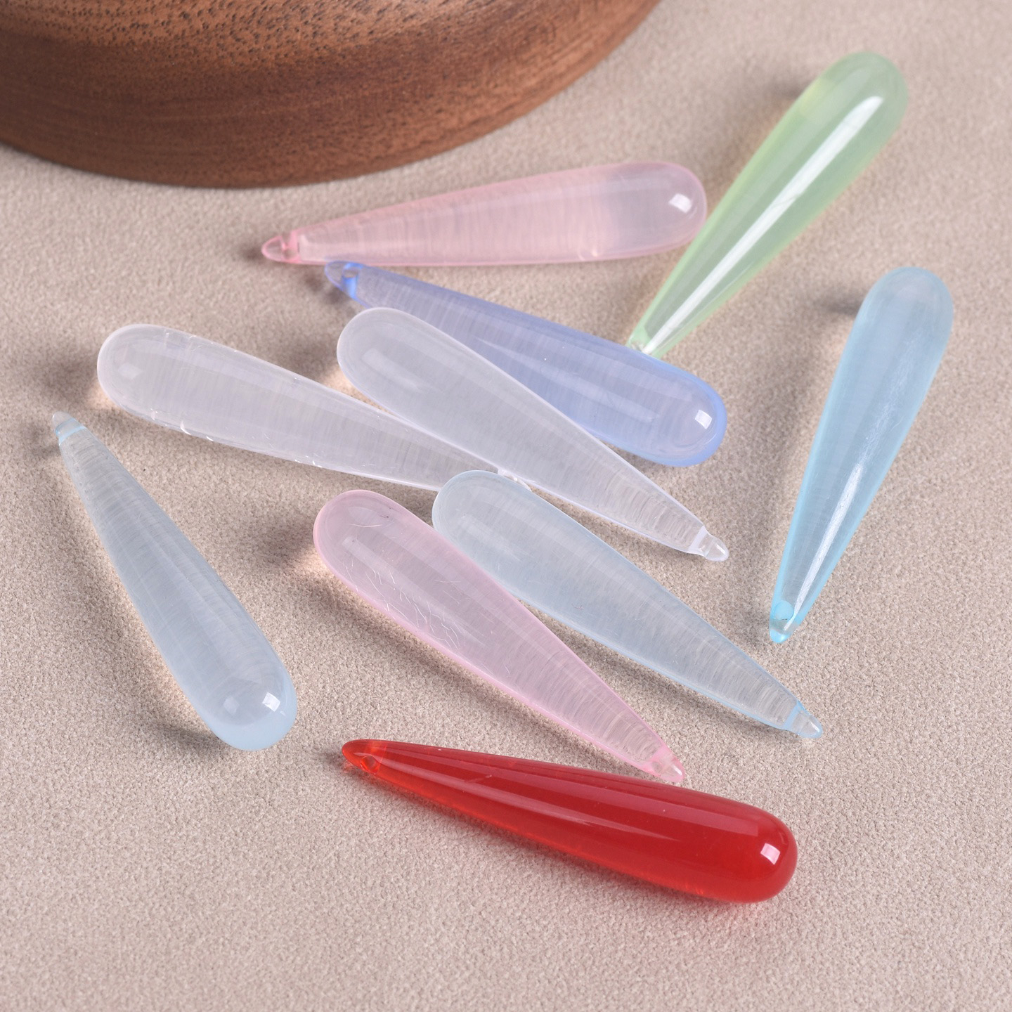 10pcs Long Teardrop Shape 35x7 - Jewelry Making Drill recensione e prezzo
