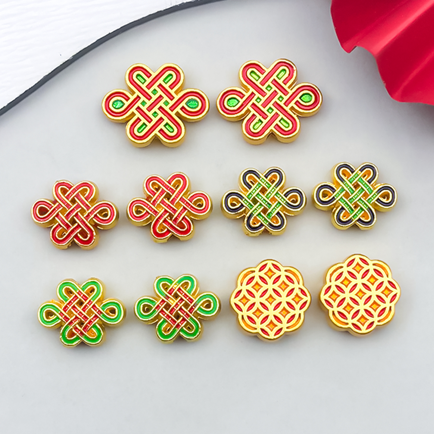 10pcs Oil Drop Vintage Alloy C - Jewelry Making Knots recensione e prezzo