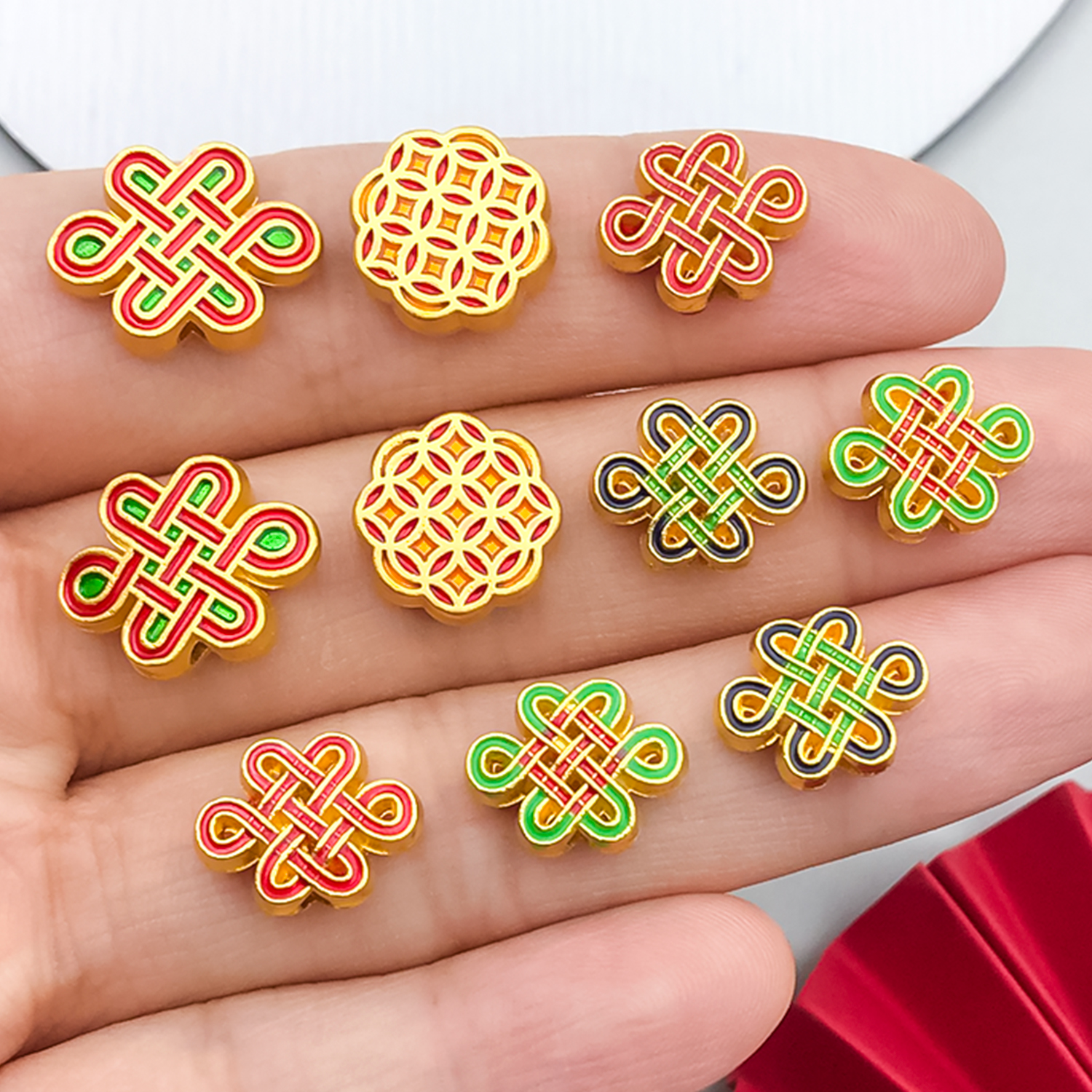 10pcs Oil Drop Vintage Alloy C - Jewelry Making Knots recensione e prezzo