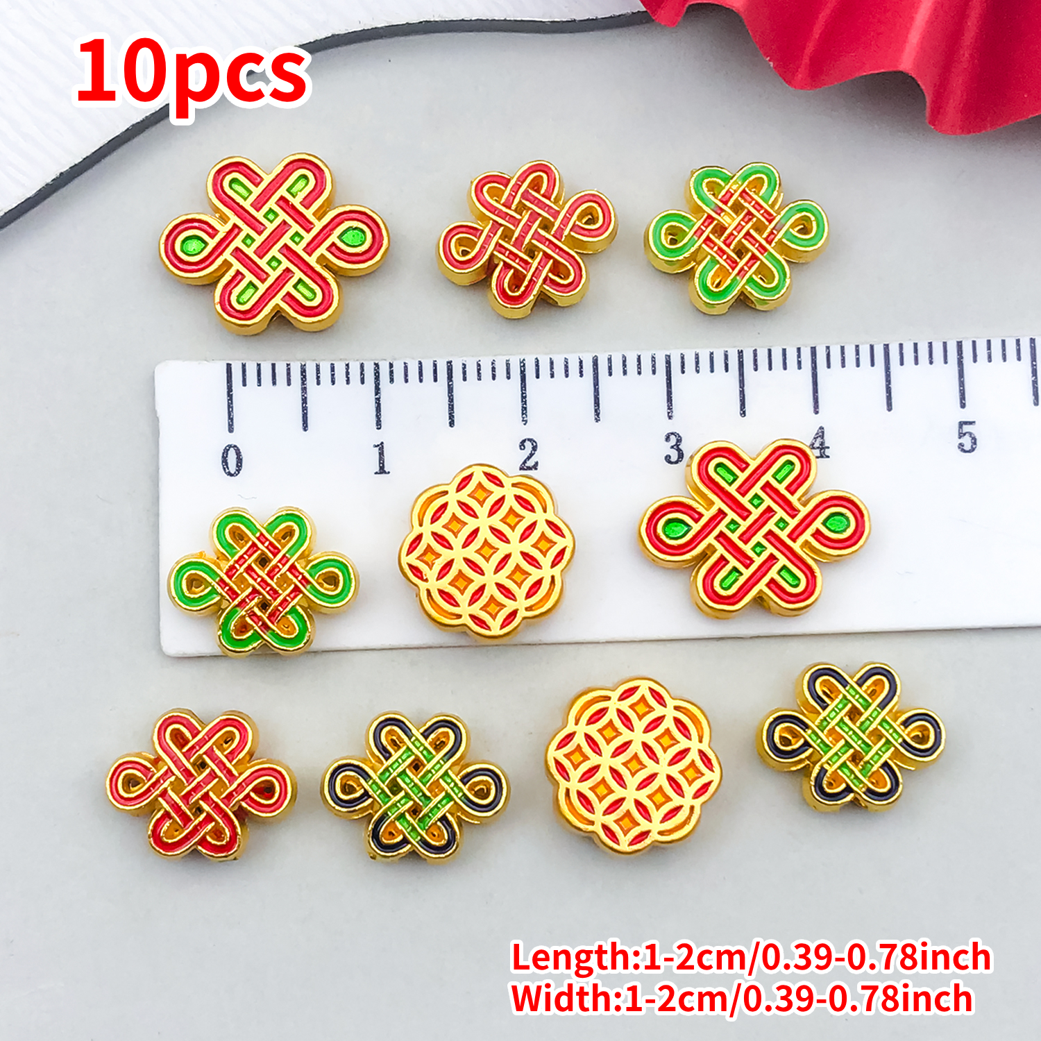 10pcs Oil Drop Vintage Alloy C - Jewelry Making Knots recensione e prezzo