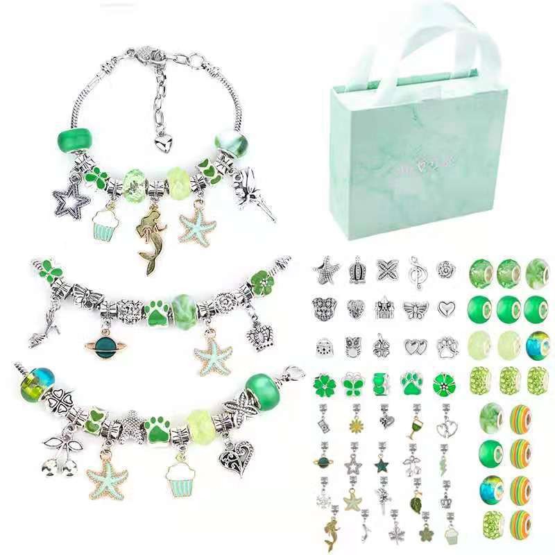 Charm Bracelet Making Kit DIY  - Jewelry Making Kits For Girls recensione e prezzo