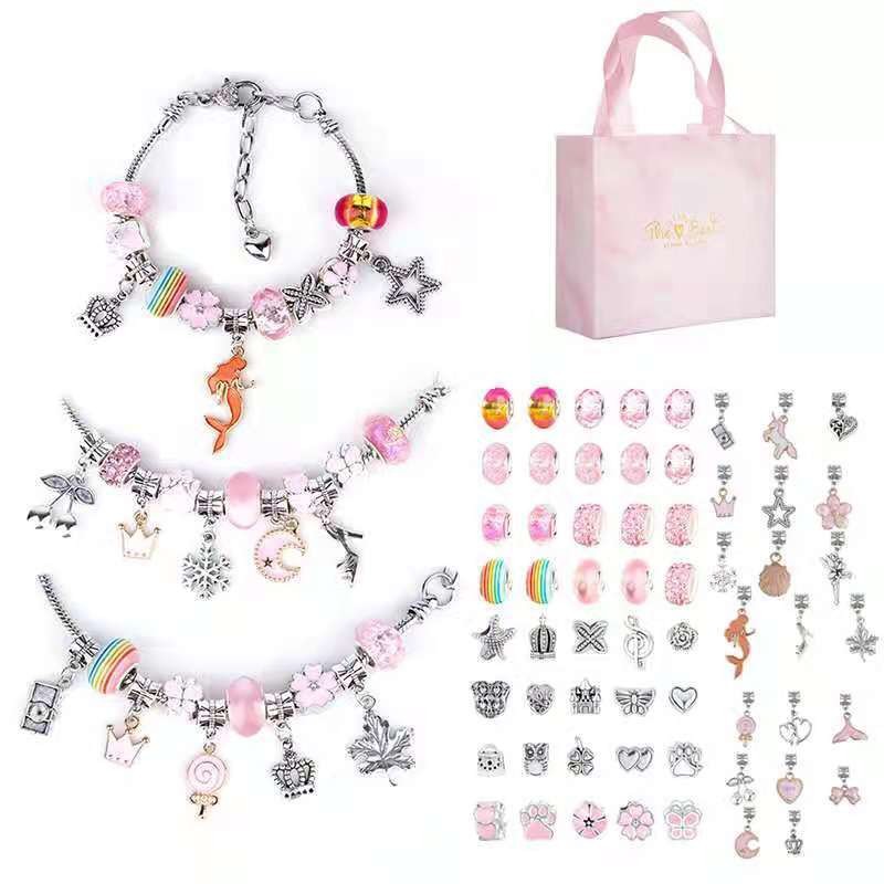 Charm Bracelet Making Kit DIY  - Jewelry Making Kits For Girls recensione e prezzo