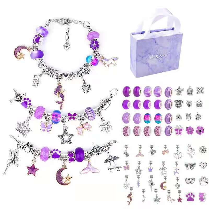Charm Bracelet Making Kit DIY  - Jewelry Making Kits For Girls recensione e prezzo