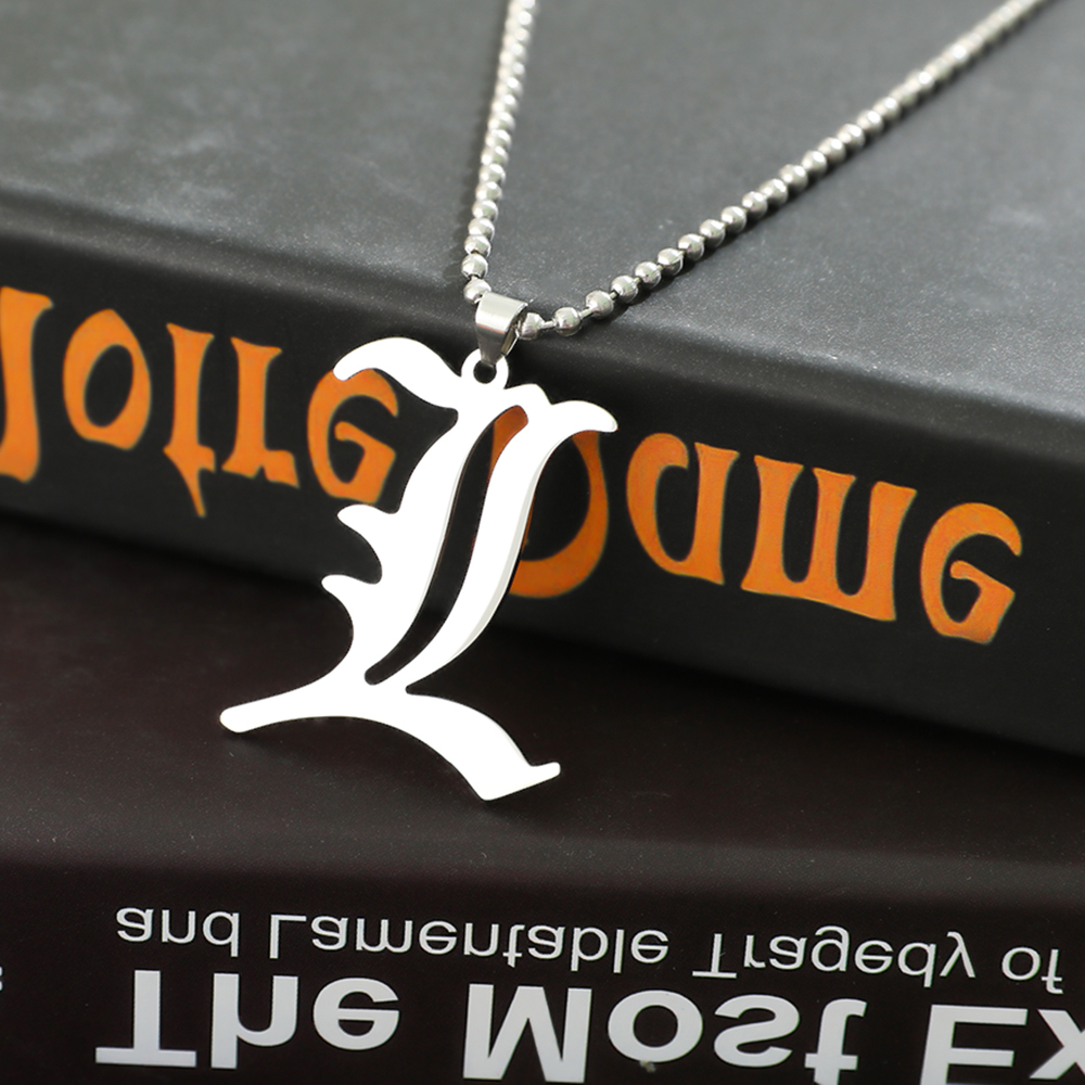 Death Note L Letter Necklace C - Jewelry Making Accessories recensione e prezzo