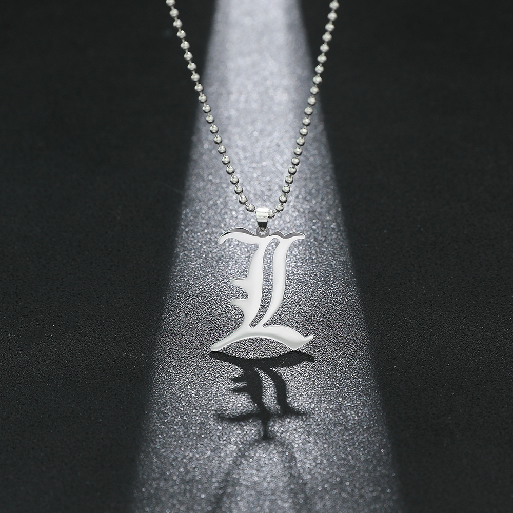 Death Note L Letter Necklace C - Jewelry Making Accessories recensione e prezzo