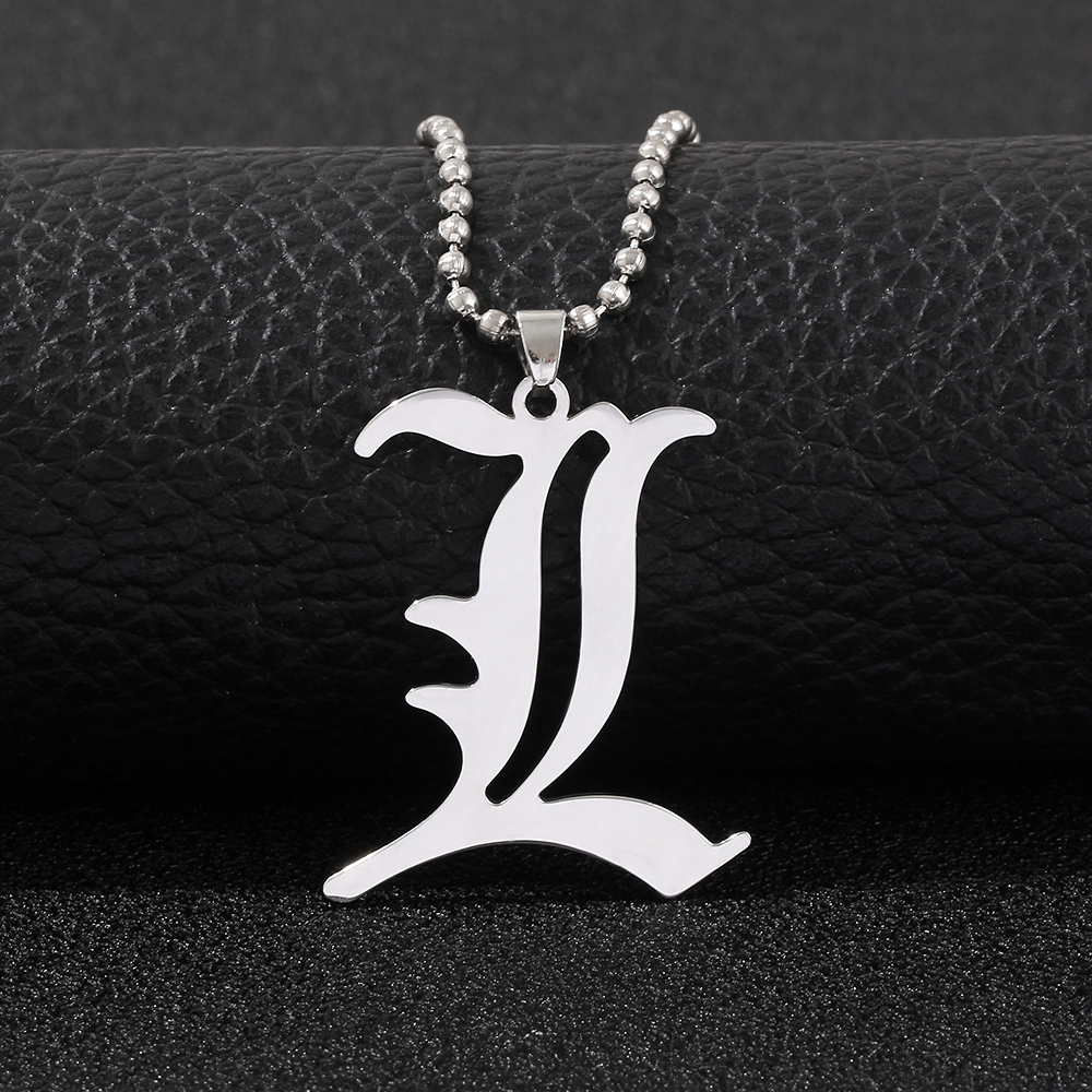 Death Note L Letter Necklace C - Jewelry Making Accessories recensione e prezzo