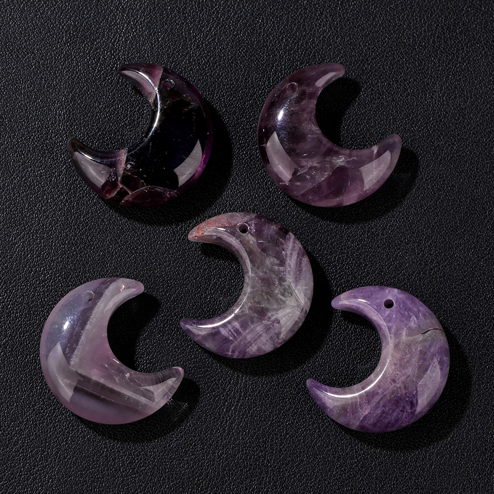 2PCS Natural Crescent Moon Cha - Jewelry Making Drill recensione e prezzo