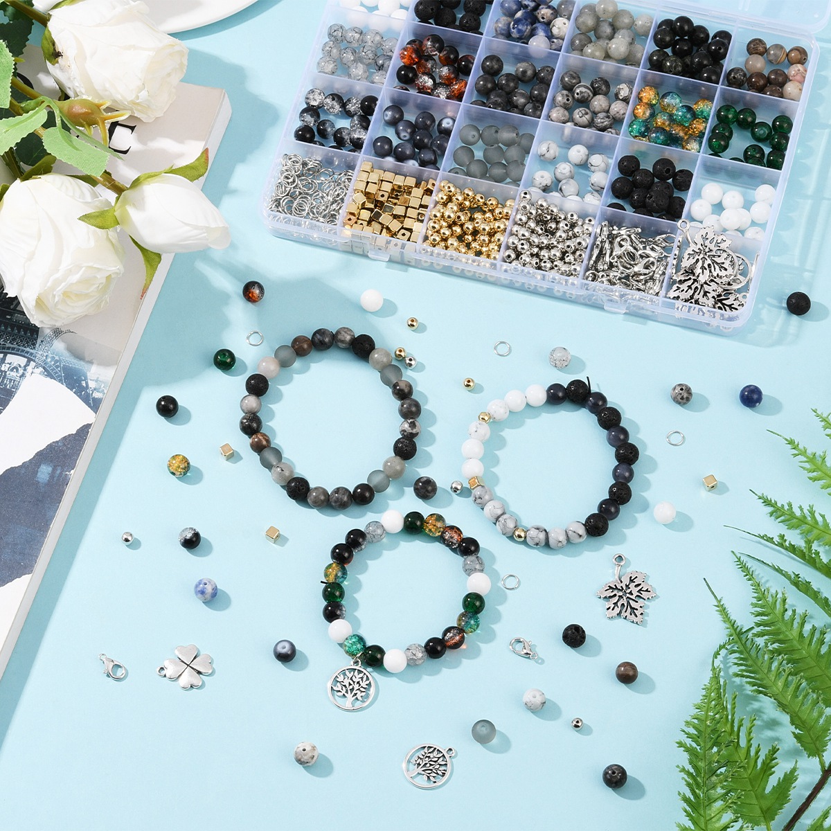 Natural Stones Gemstones Jewel - Jewelry Making Kits For Girls recensione e prezzo