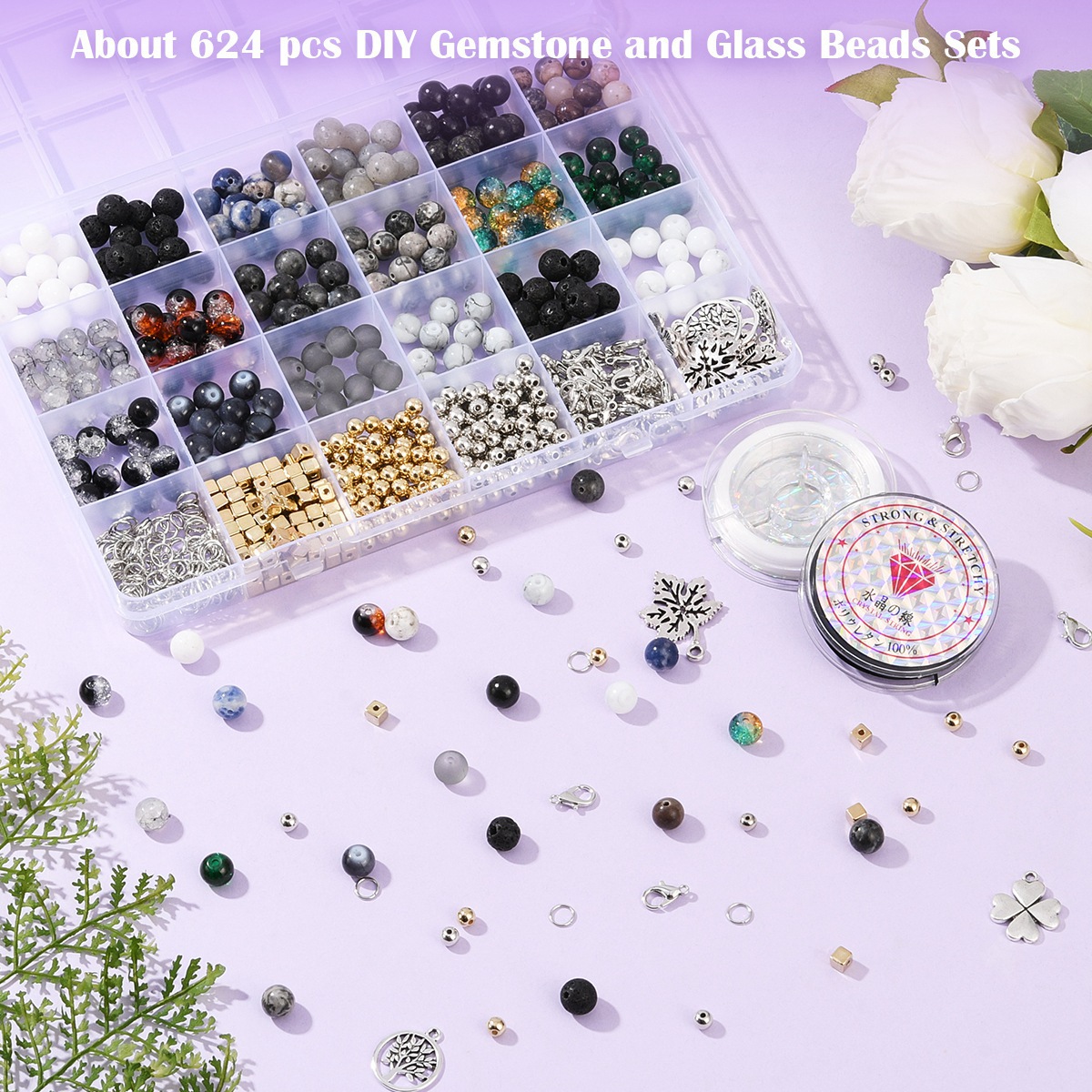 Natural Stones Gemstones Jewel - Jewelry Making Kits For Girls recensione e prezzo