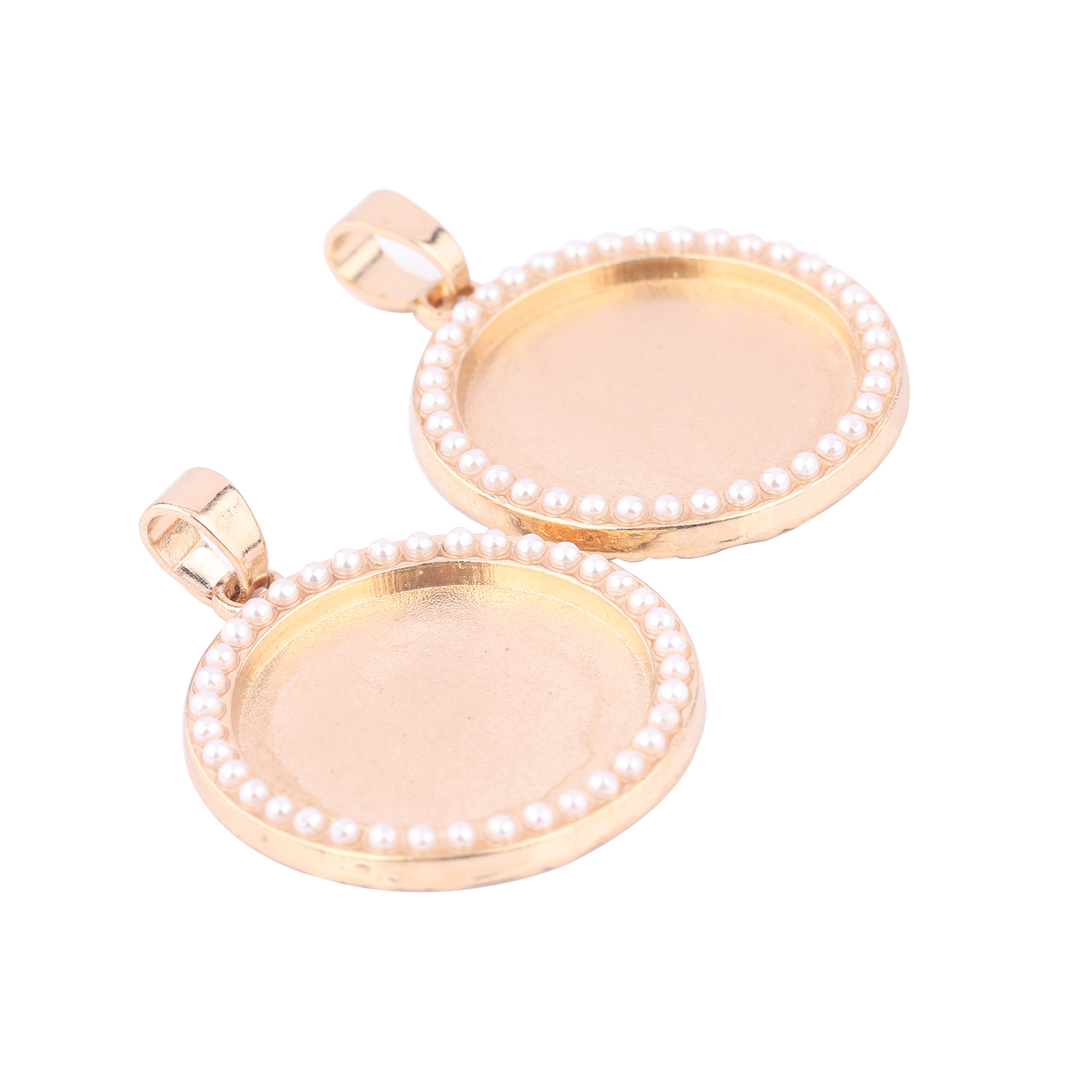 5pcs Kc Gold Pearl Cabochon Ba - Jewelry Making Tray recensione e prezzo