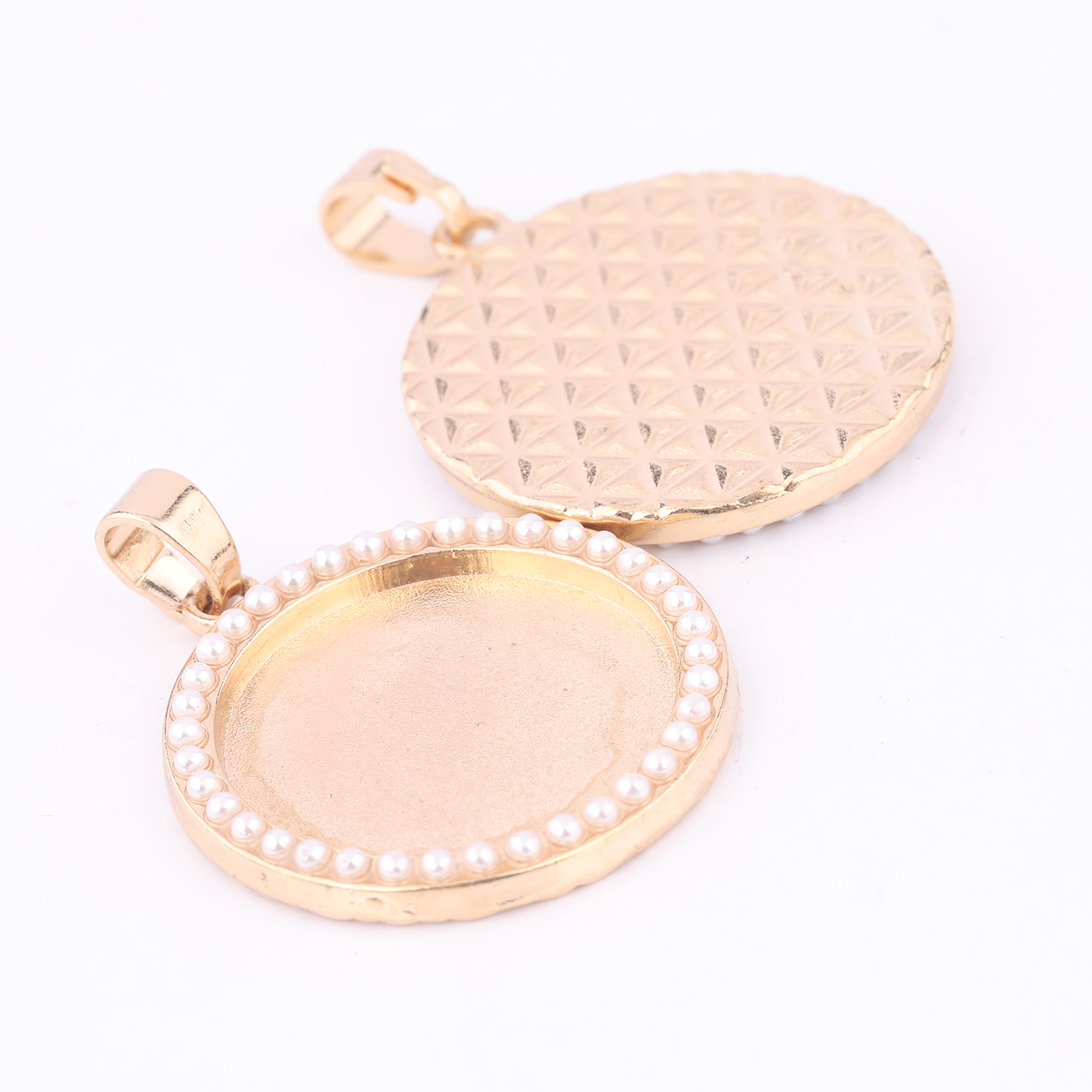 5pcs Kc Gold Pearl Cabochon Ba - Jewelry Making Tray recensione e prezzo