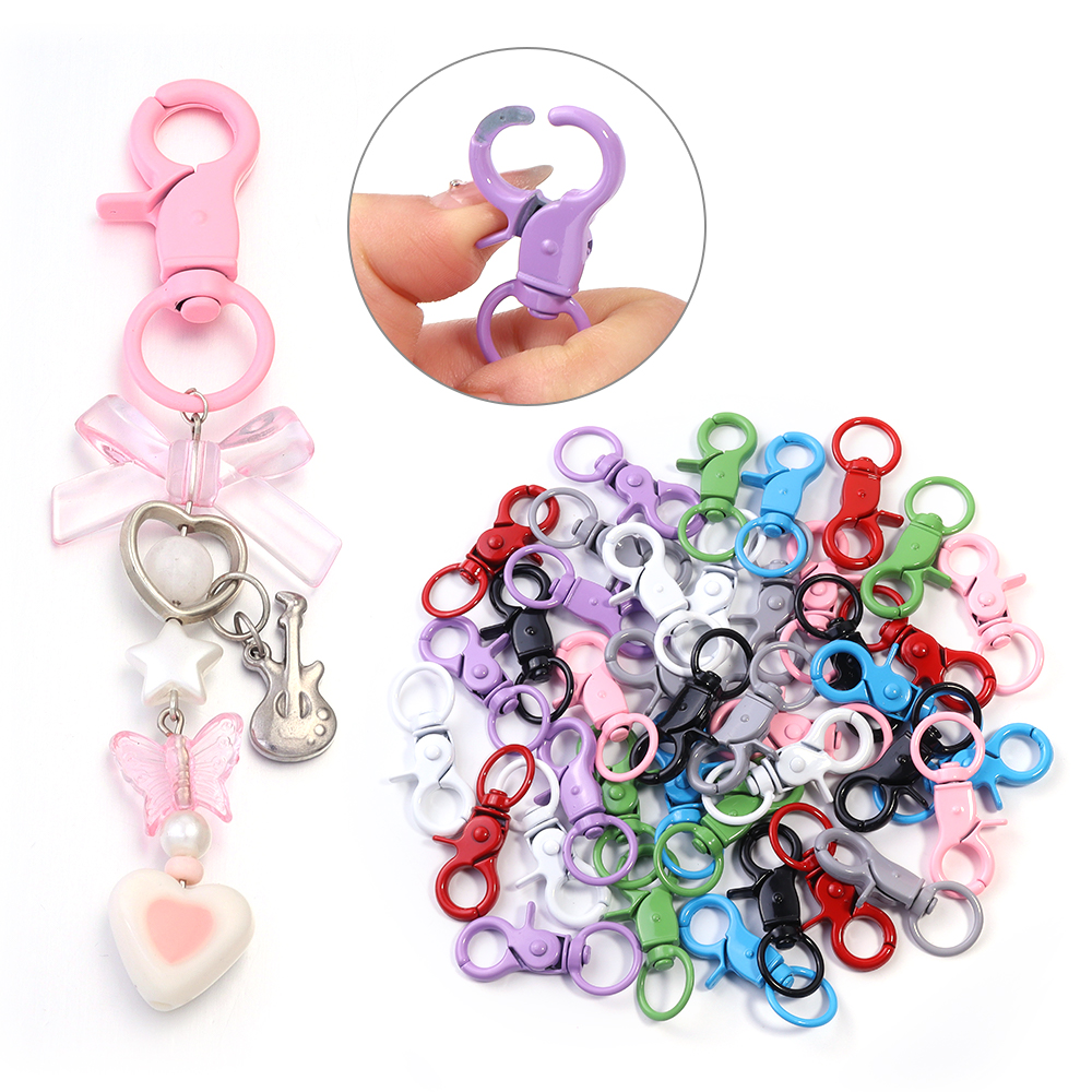 5Pcs/Lot Colorful Swivel Lobst - Jewelry Making Metal recensione e prezzo
