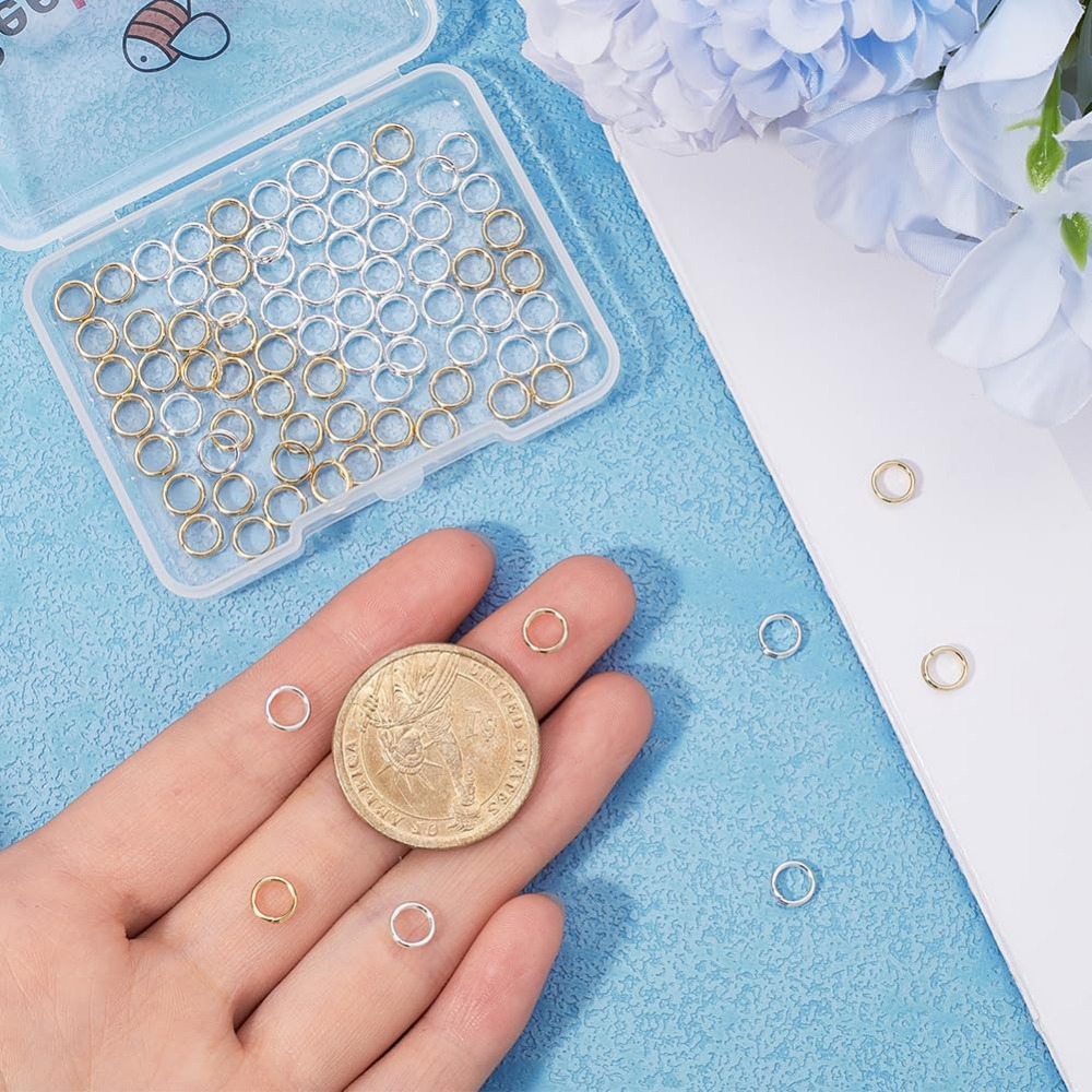 1 Box 80Pcs Split Jump Ring 24 - Jewelry Making Silver recensione e prezzo