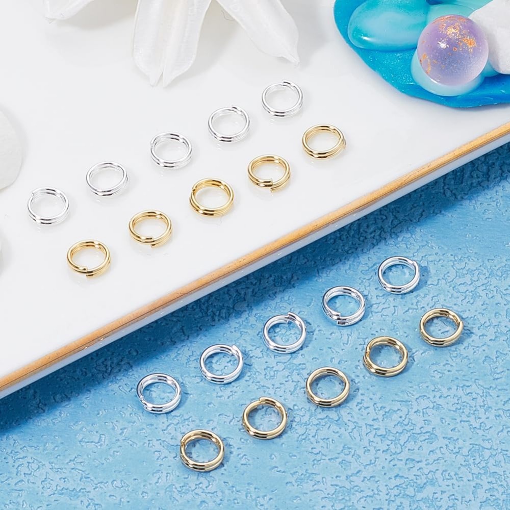 1 Box 80Pcs Split Jump Ring 24 - Jewelry Making Silver recensione e prezzo