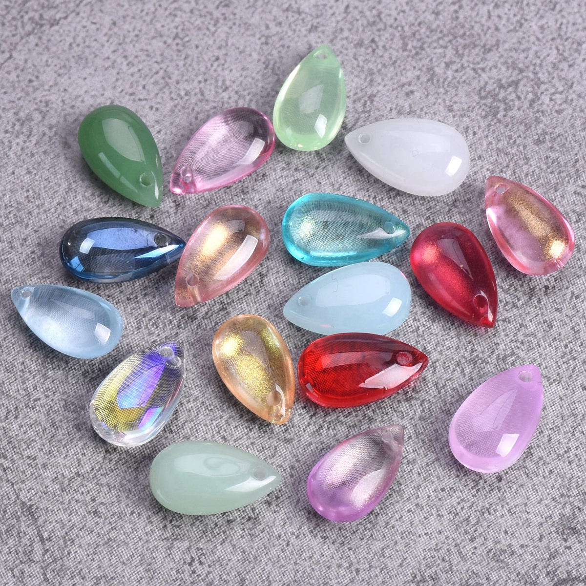 20pcs 14x8mm Teardrop Shape Cr - Jewelry Making Drill recensione e prezzo
