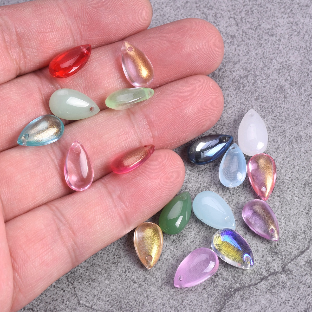 20pcs 14x8mm Teardrop Shape Cr - Jewelry Making Drill recensione e prezzo
