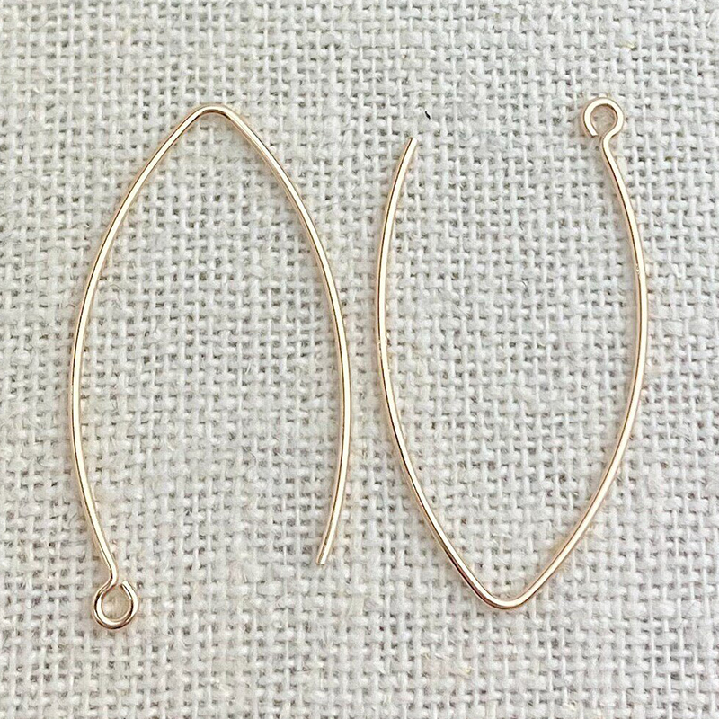 32.0mm V Shape Ear Wire 14K Go - Jewelry Making Wire recensione e prezzo