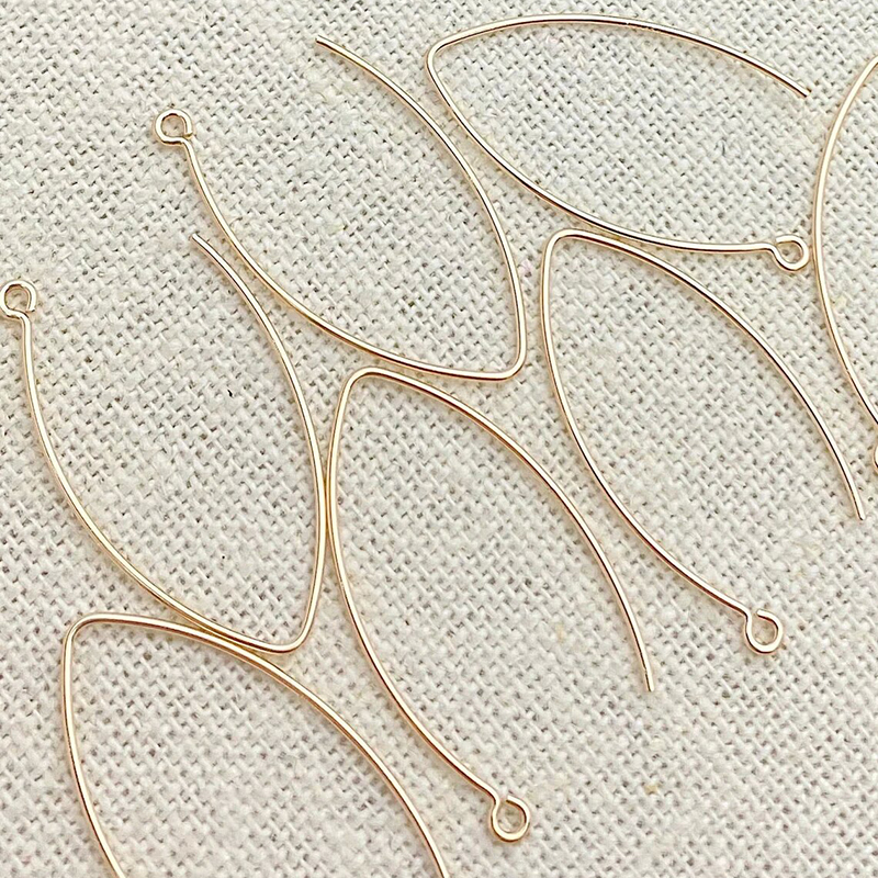 32.0mm V Shape Ear Wire 14K Go - Jewelry Making Wire recensione e prezzo