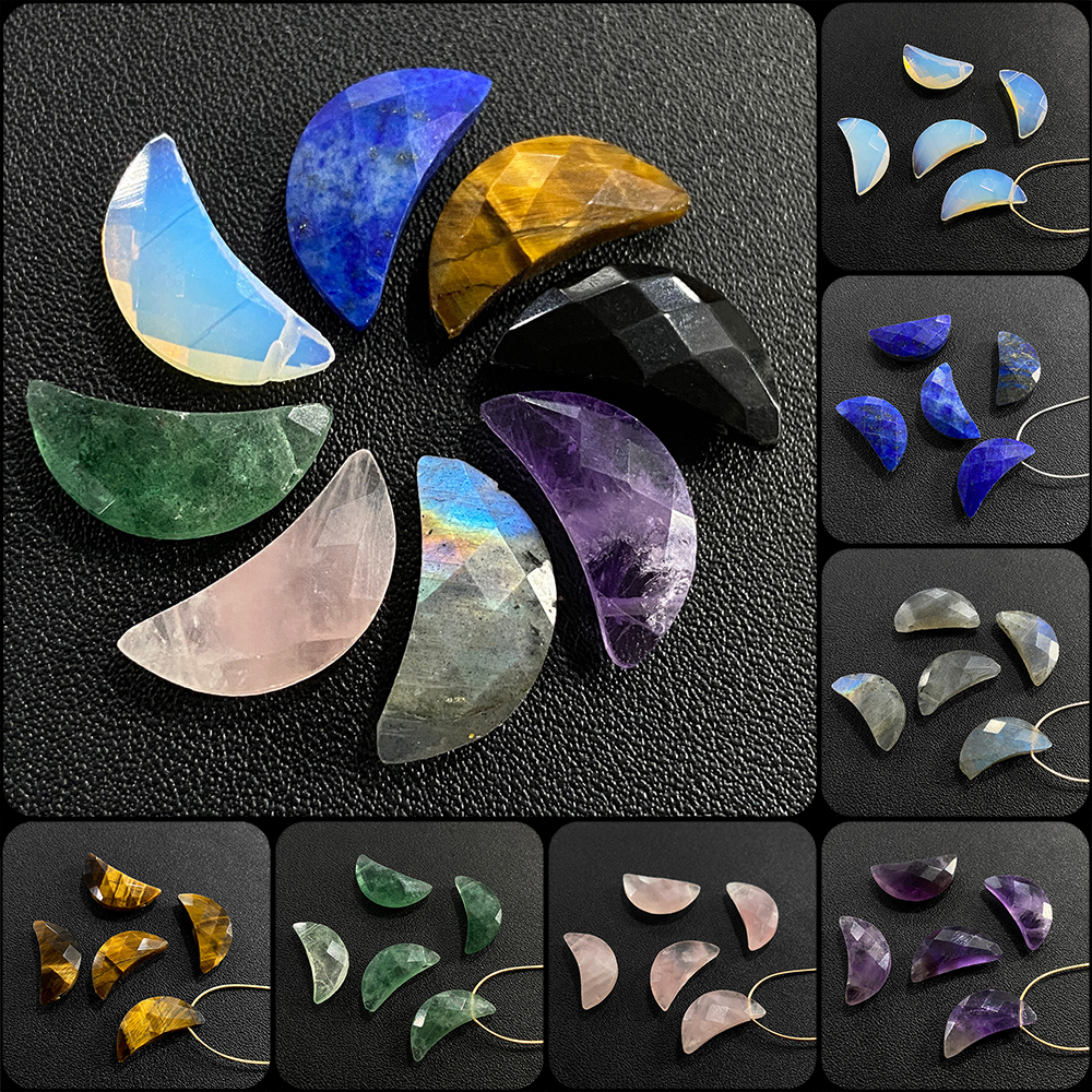 Top Drilled Moon Shape Stone B - Jewelry Making Drill recensione e prezzo