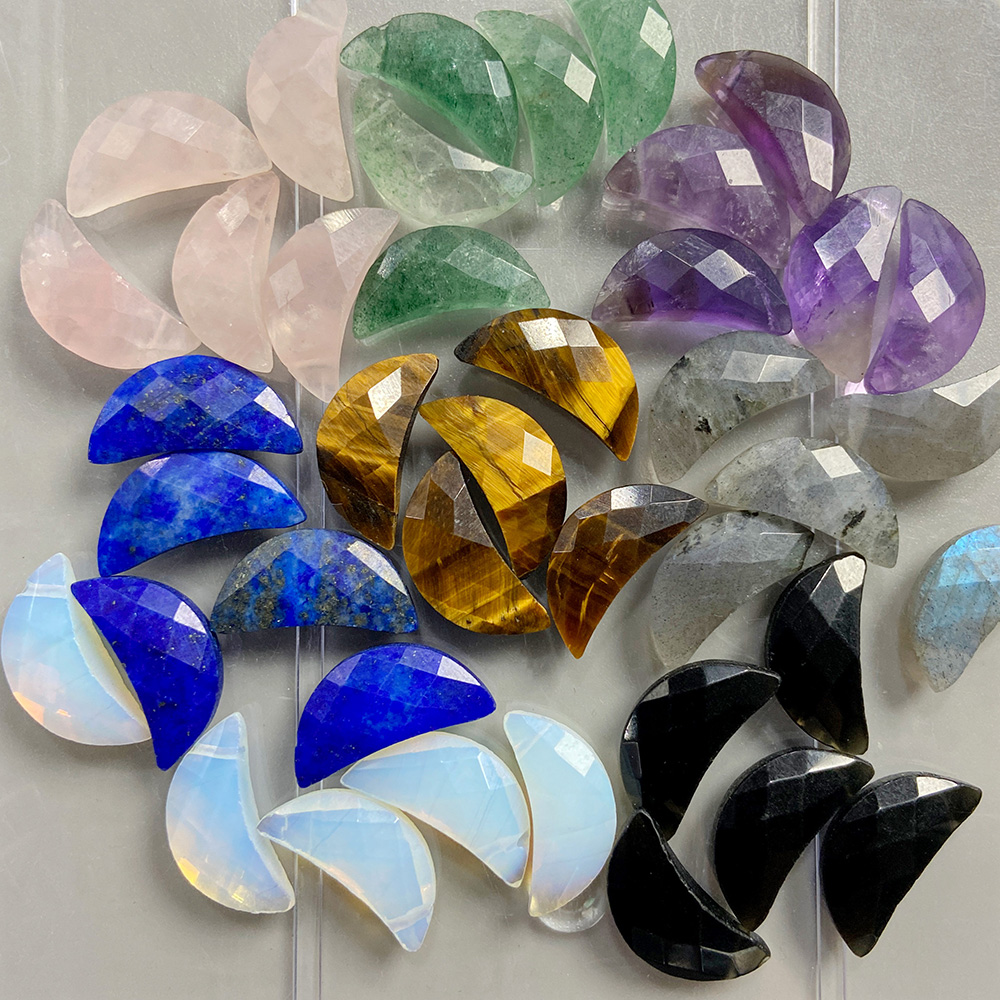 Top Drilled Moon Shape Stone B - Jewelry Making Drill recensione e prezzo