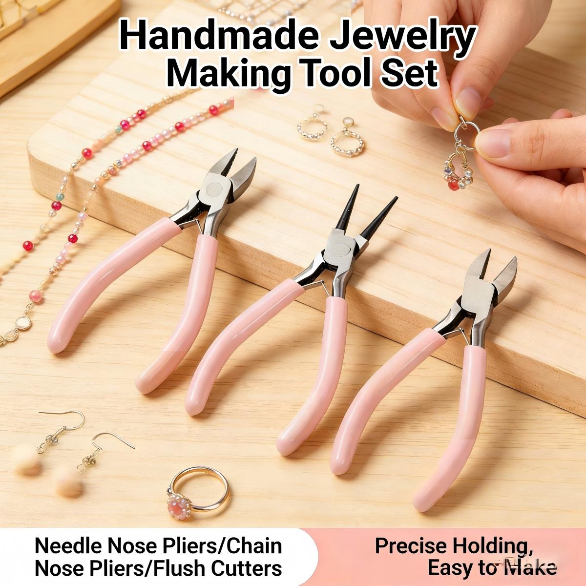 3Pcs Jewelry Pliers Set - Prec - Jewelry Plier Set recensione e prezzo
