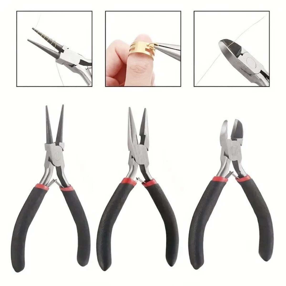 3Pcs Jewelry Pliers Set - Prec - Jewelry Plier Set recensione e prezzo