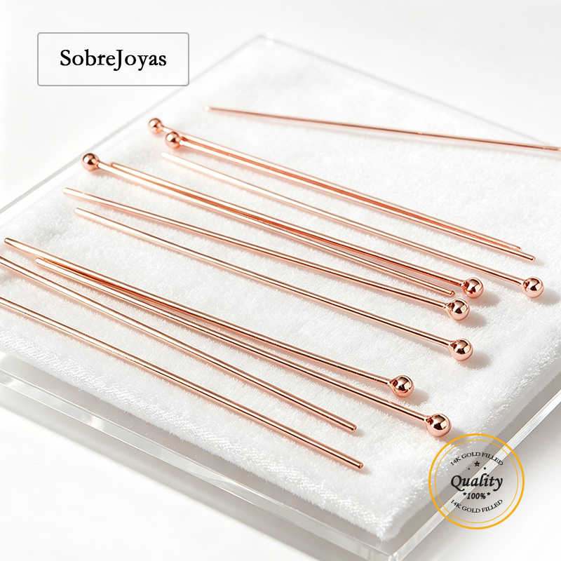 14K Rose Gold Filled Ball Head - Jewelry Making Wire recensione e prezzo