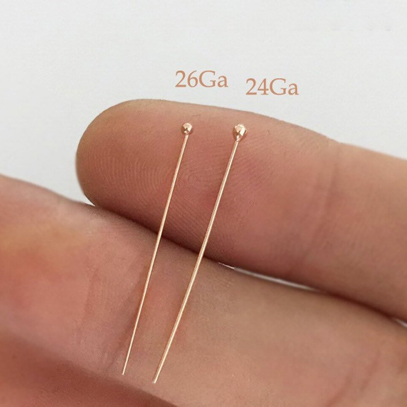 14K Rose Gold Filled Ball Head - Jewelry Making Wire recensione e prezzo