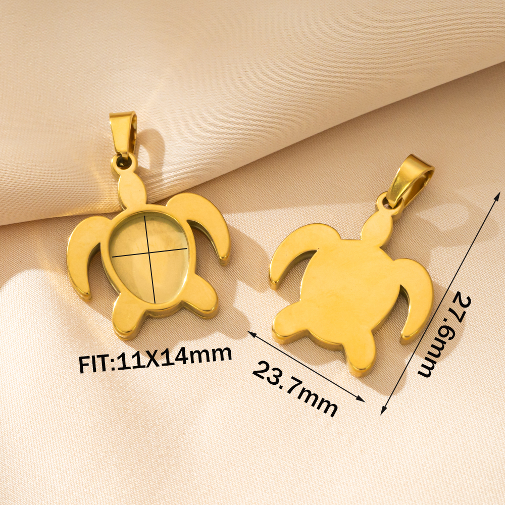 5pcs Stainless Steel Turtle Pe - Jewelry Making Tray recensione e prezzo