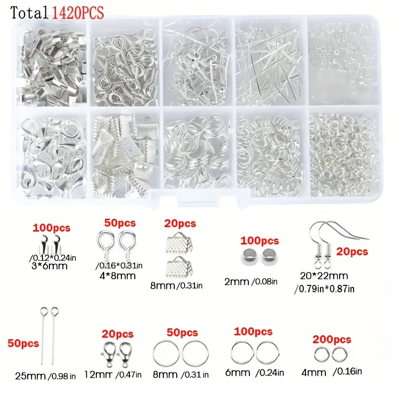 1420pcs 1box Jewelry Findings  - Jewelry Making Tool Kit recensione e prezzo