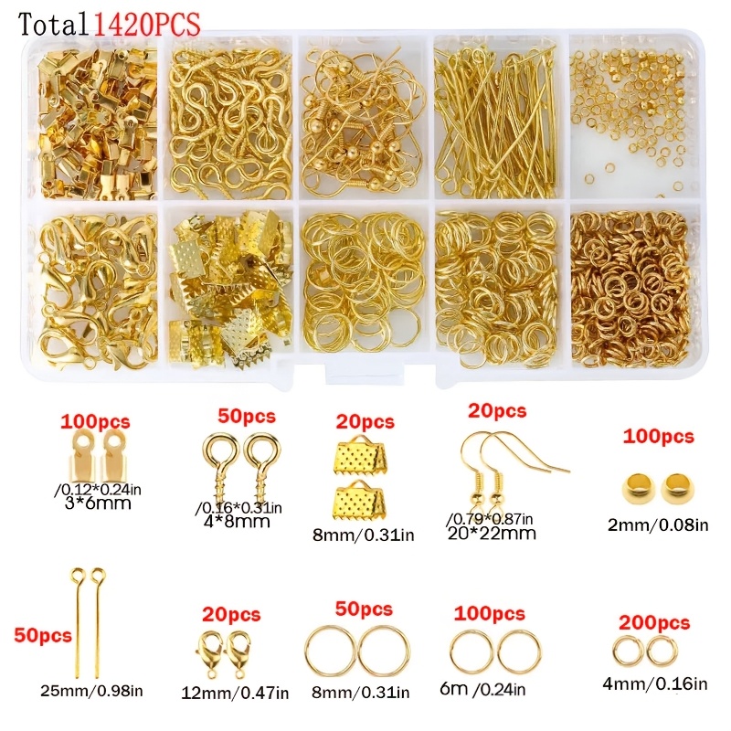 1420pcs 1box Jewelry Findings  - Jewelry Making Tool Kit recensione e prezzo