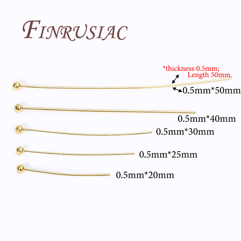 50Pcs 20-50mm Gold Plated Pins - Jewelry Making Drill recensione e prezzo