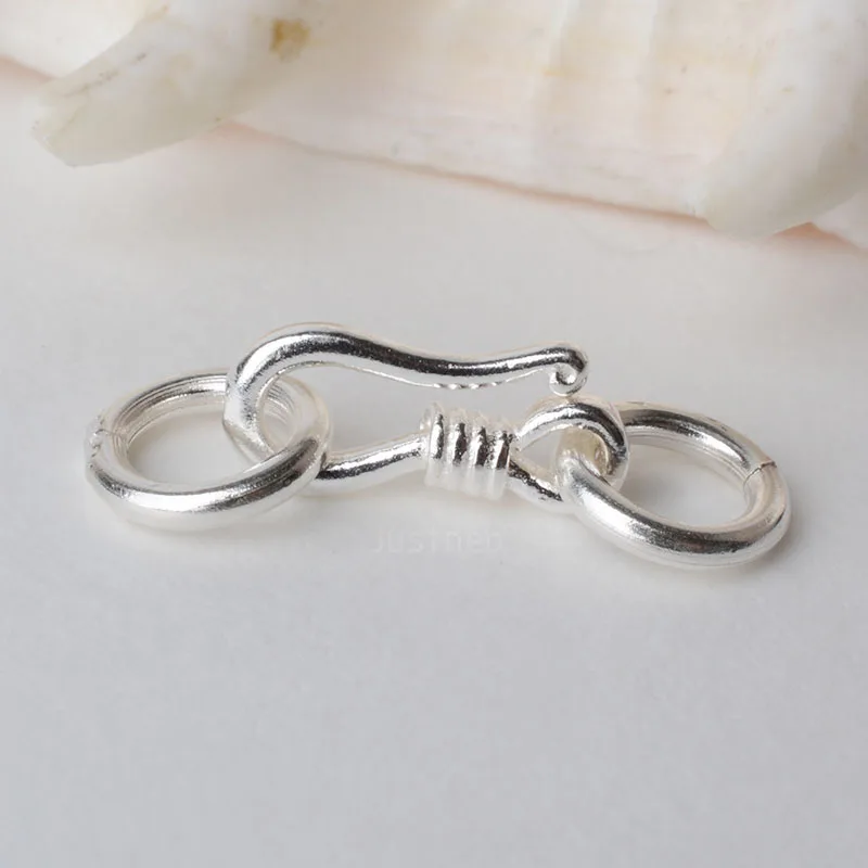Sterling Silver S Hook & Eye F - Jewelry Making Silver recensione e prezzo