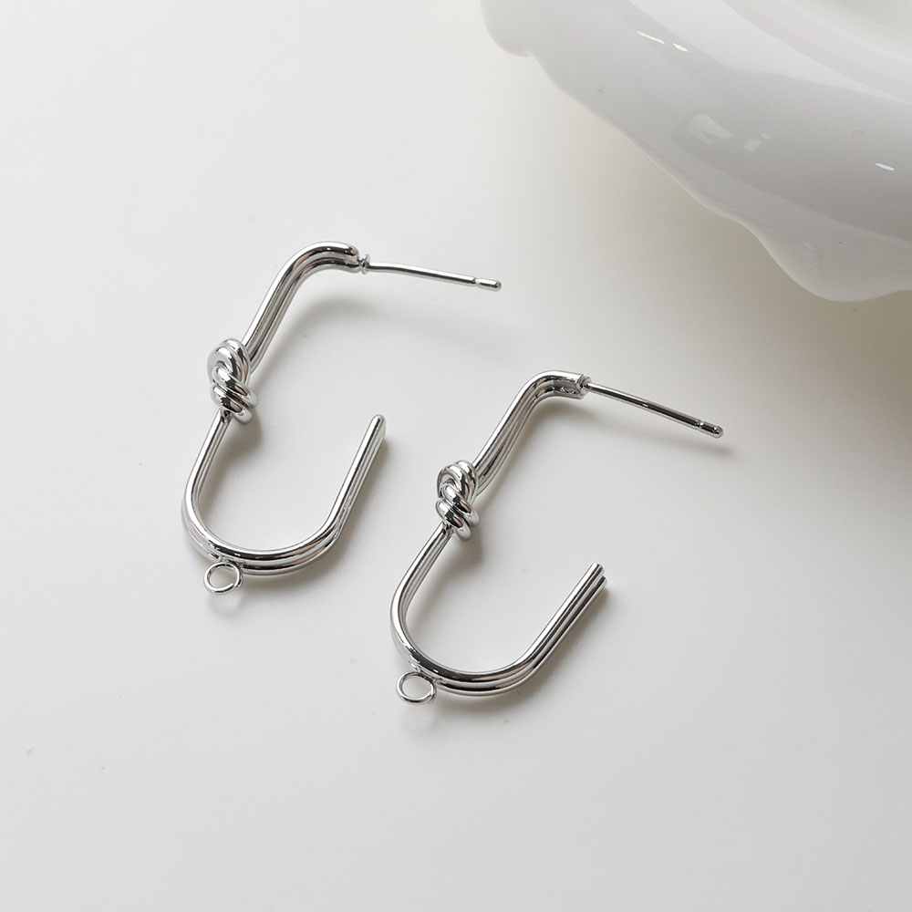 2PCS Dainty U-shaped Knotted E - Jewelry Making Knots recensione e prezzo