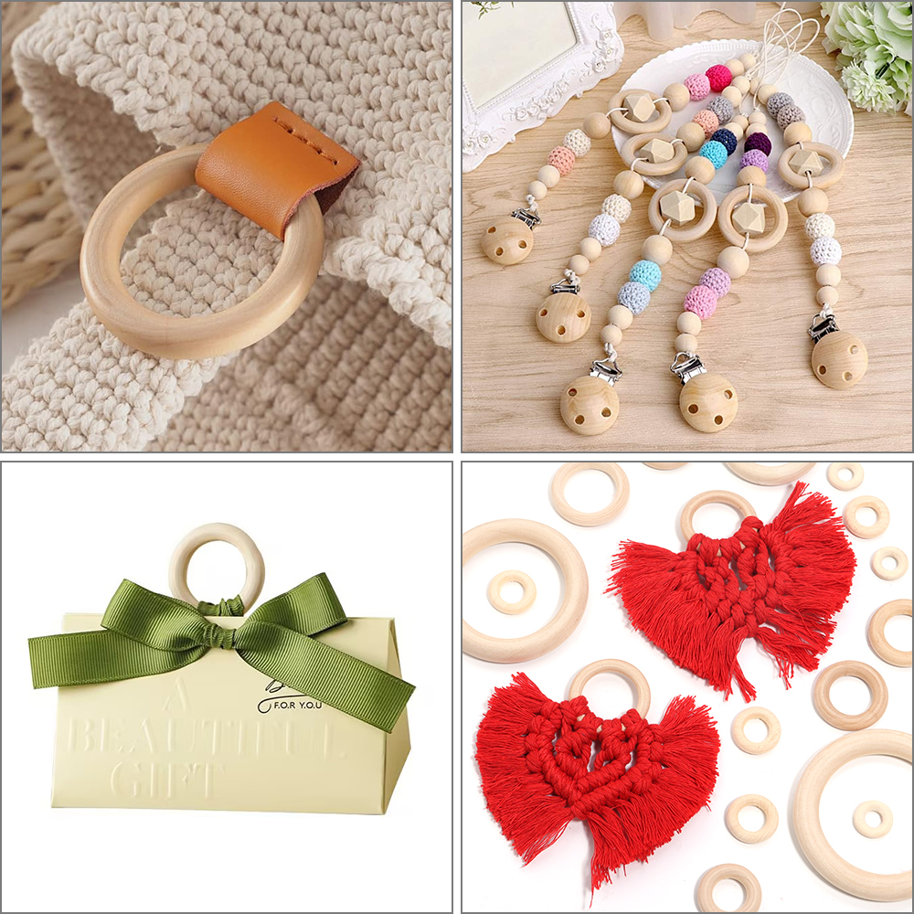 2-10pcs/lot Round Natural Wood - Jewelry Making Knots recensione e prezzo