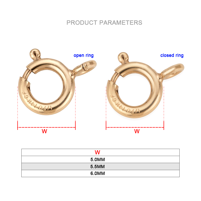 14K Gold Filled Spring Ring Cl - Jewelry Making Accessories recensione e prezzo