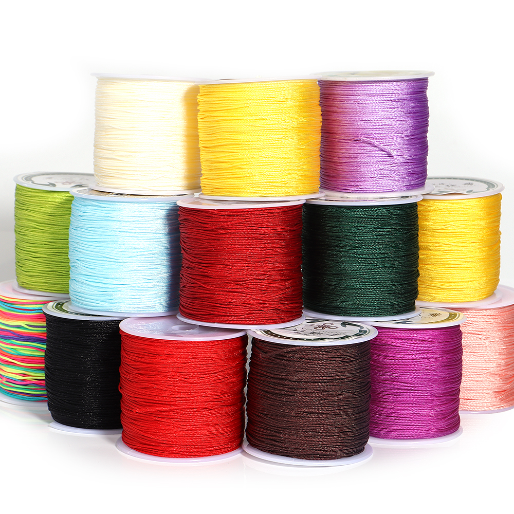 90M/Roll 0.8mm Nylon Thread Co - Jewelry Making Knots recensione e prezzo