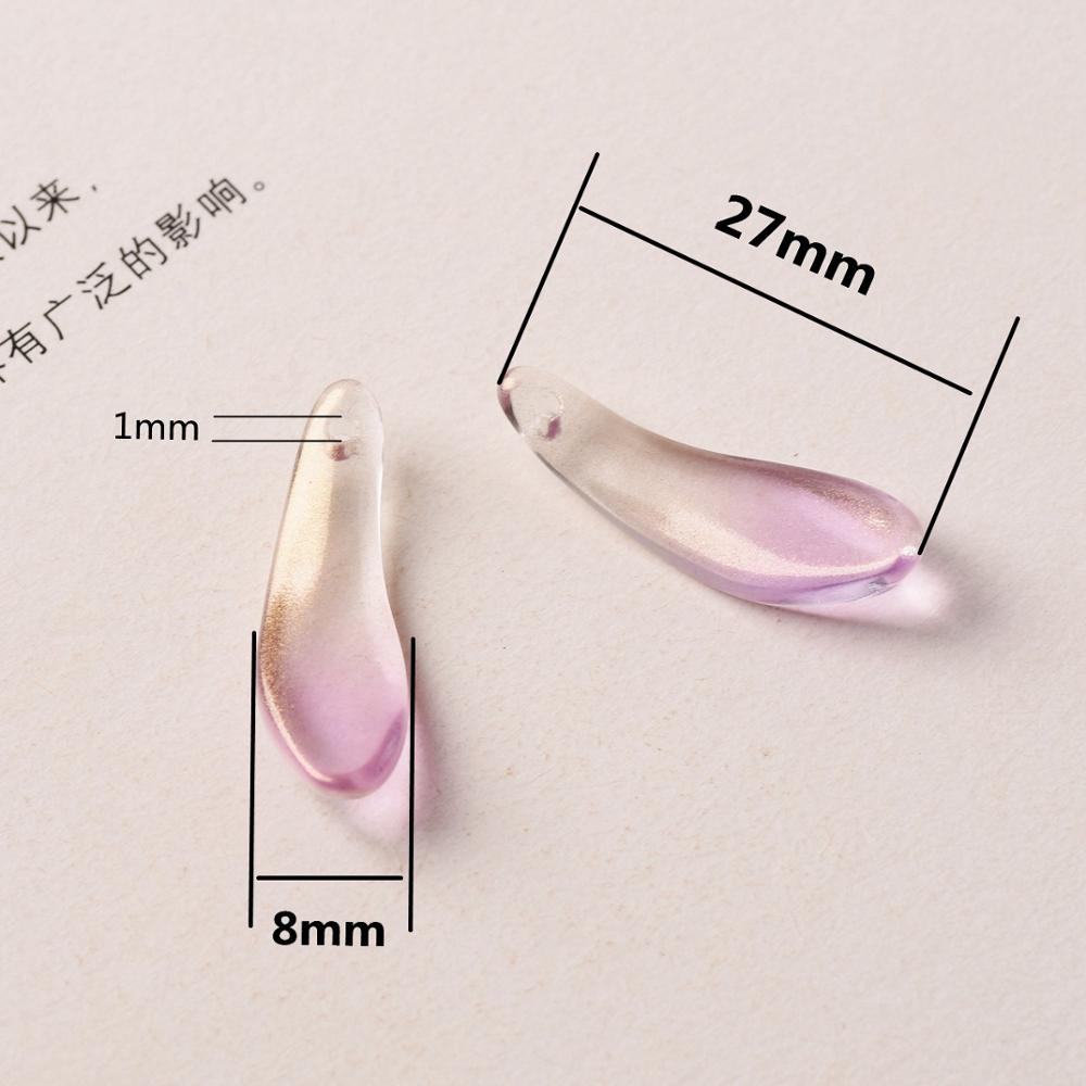 Long Petal Shape 10pcs 27x8mm  - Jewelry Making Drill recensione e prezzo