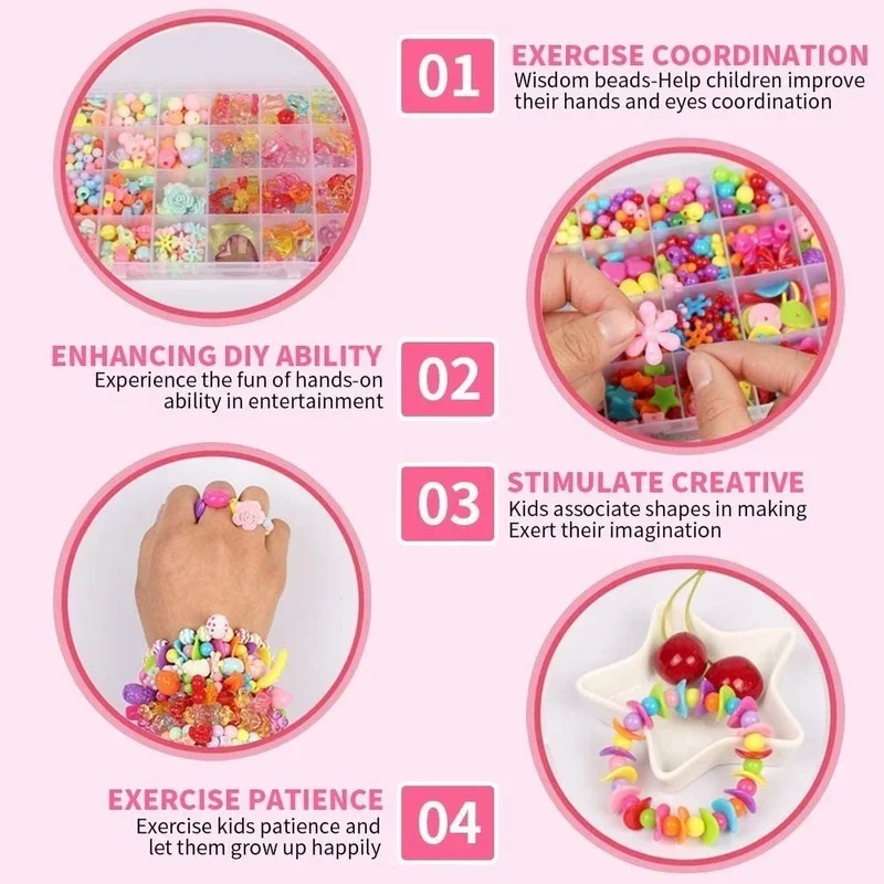 Girls DIY Bead Set Jewelry Mak - Jewelry Making Kits For Girls recensione e prezzo